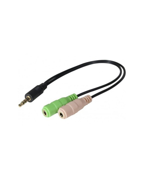 LOGON TBAV100 câble audio 0,3 m 3,5mm 2 x 3.5mm Noir, Vert, Rose