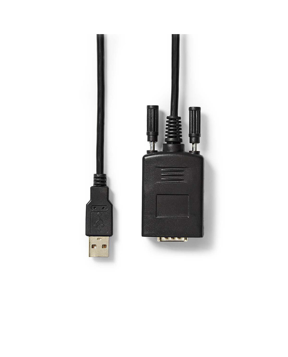 Nedis CCGW60852BK09 câble Série Noir 0,9 m USB-A RS232