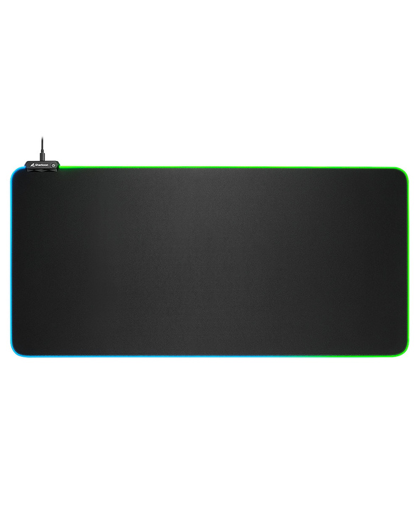 Sharkoon 1337 RGB V2 Tapis de souris de jeu Noir