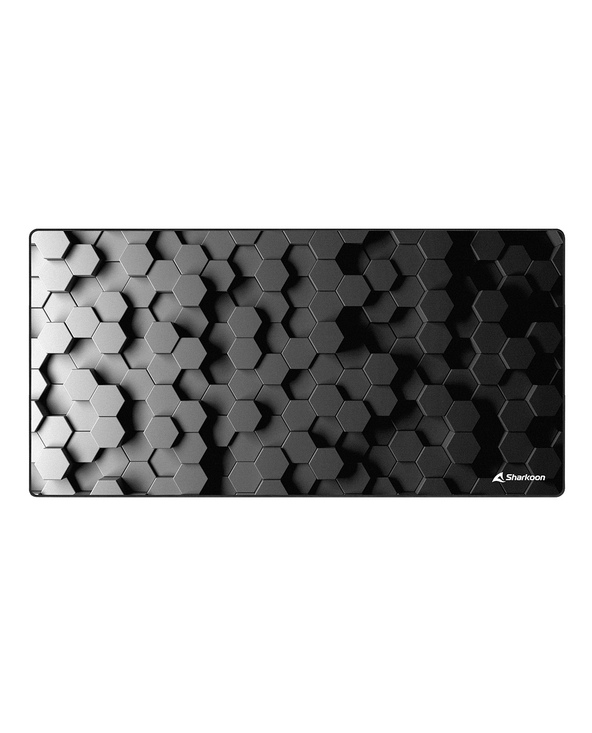 Sharkoon SKILLER SGP30 Big Hex Tapis de souris de jeu Noir