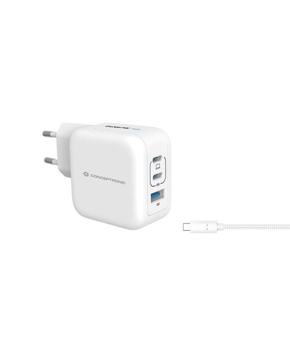 Conceptronic ALTHEA17W chargeur d'appareils mobiles Universel Blanc Secteur Charge rapide Intérieure