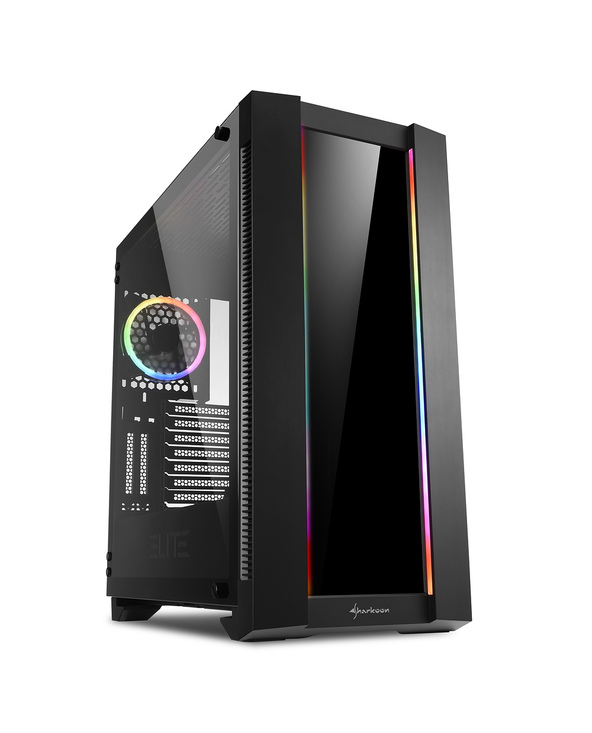 Sharkoon ELITE SHARK CA200G Midi Tower Noir