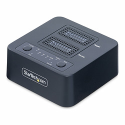 StarTech.com Duplicateur de Disque M.2 NVMe 1:1, Clonage/Copie Autonome de SSD M.2 Jusqu'à 90Go/min, Station d'Accueil de Disque