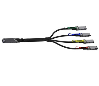 Nvidia MCA7J75-N005 câble InfiniBand et à fibres optiques 5 m OSFP 4xQSFP112 Noir