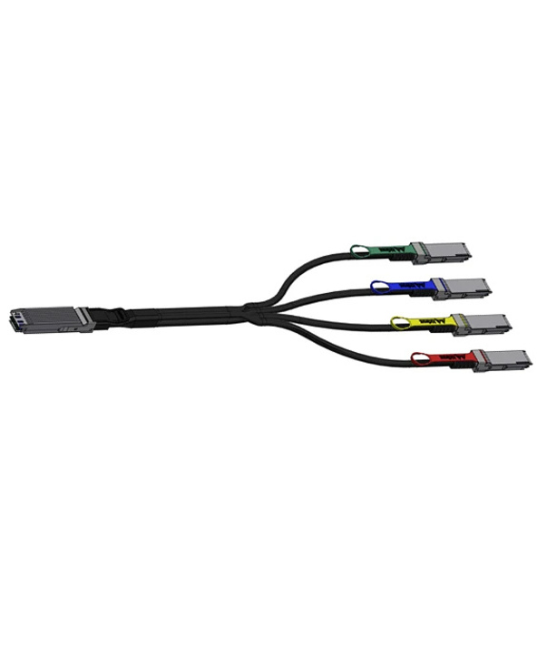 Nvidia MCA7J75-N005 câble InfiniBand et à fibres optiques 5 m OSFP 4xQSFP112 Noir