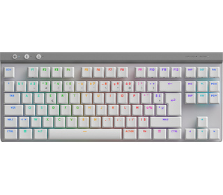 Logitech G G515 clavier Jouer RF sans fil + Bluetooth AZERTY Français Blanc