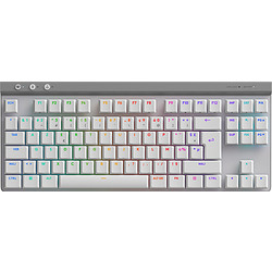 Logitech G G515 clavier Jouer RF sans fil + Bluetooth AZERTY Français Blanc