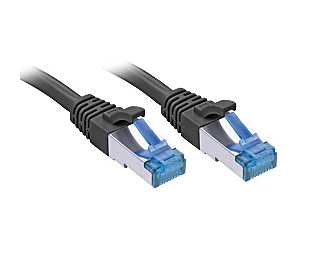 Lindy 47419 câble de réseau Noir 15 m Cat6a S/FTP (S-STP)