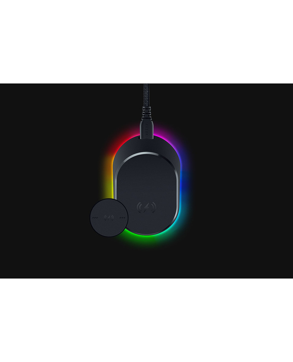 Razer MOUSE DOCK PRO Souris Noir USB Recharge sans fil Intérieure