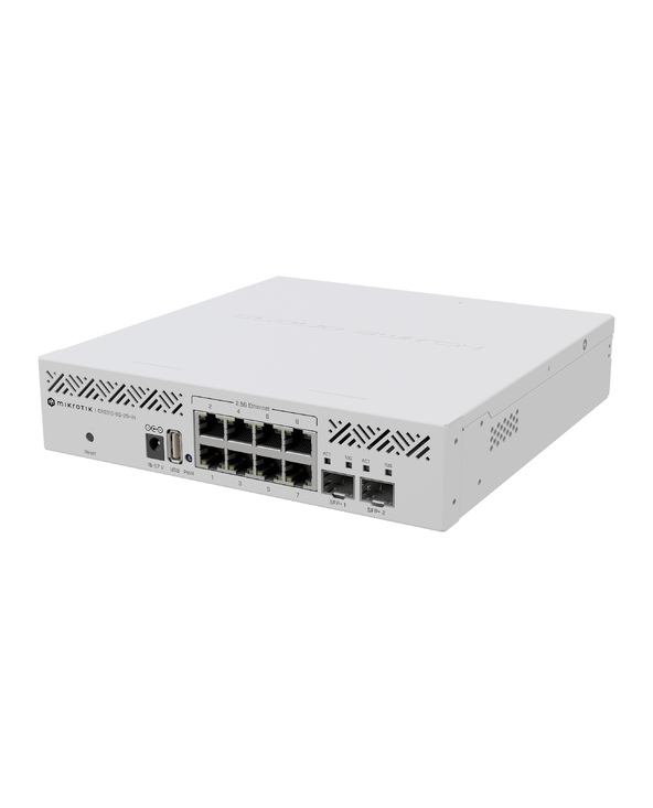 Mikrotik CRS310-8G+2S+IN: L3 Smart Switch Géré 2.5G Ethernet (100/1000/2500) Connexion Ethernet, supportant l'alimentation via c
