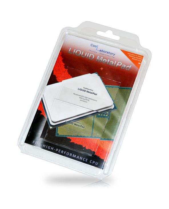Coollaboratory Liquid MetalPad combiné de dissipateurs thermiques Pad thermique 4 g