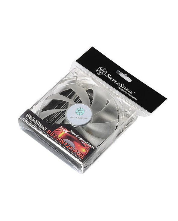 Silverstone FN121-P-RL Boitier PC Ventilateur 12 cm Transparent