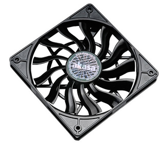 Akasa AK-FN078 système de refroidissement d’ordinateur Boitier PC Ventilateur 12 cm Noir