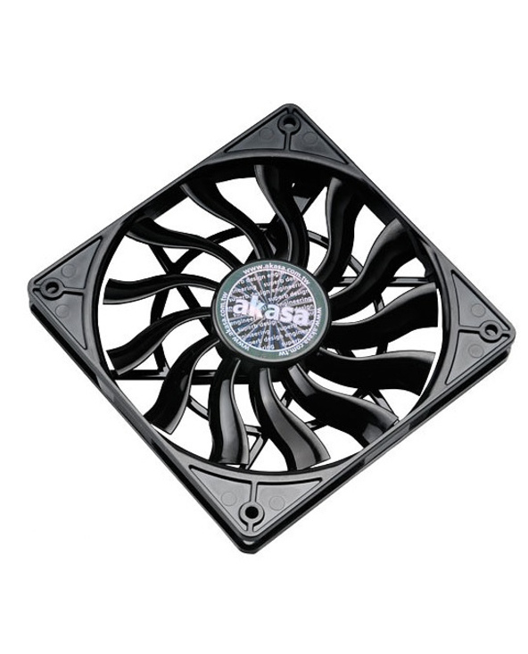 Akasa AK-FN078 système de refroidissement d’ordinateur Boitier PC Ventilateur 12 cm Noir