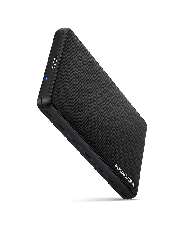 Axagon EE25-SL Boîtier de disques de stockage Boîtier disque dur/SSD Noir 2.5"