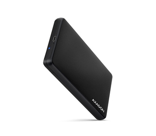 Axagon EE25-SLC Boîtier de disques de stockage Boîtier disque dur/SSD Noir 2.5"