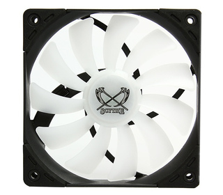 Scythe SU1225FD12LR-RD système de refroidissement d’ordinateur Universel Ventilateur 12 cm Noir, Blanc 1 pièce(s)