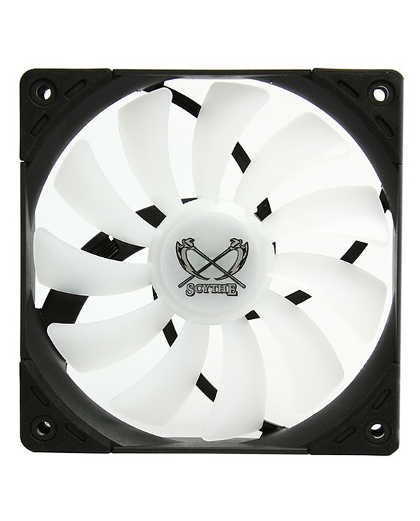 Scythe SU1225FD12LR-RD système de refroidissement d’ordinateur Universel Ventilateur 12 cm Noir, Blanc 1 pièce(s)