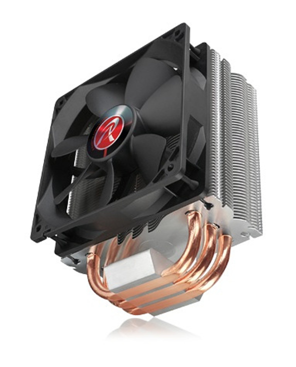 RAIJINTEK Themis Processeur Refroidisseur 12 cm Noir, Cuivre, Métallique