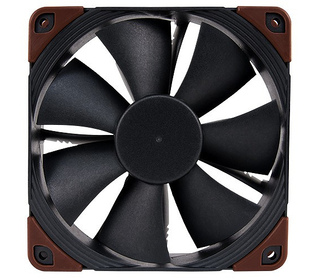 Noctua NF-F12 IndustrialIPPC-2000 Boitier PC Ventilateur 12 cm Noir, Marron