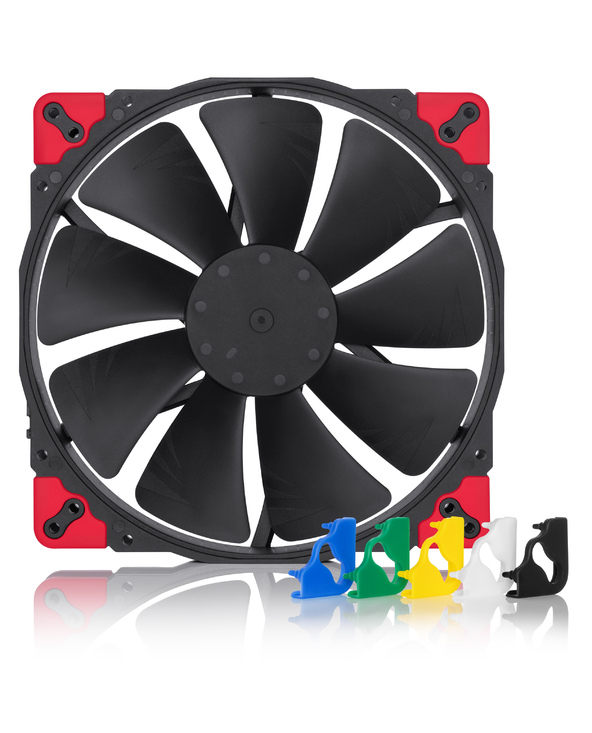 Noctua NF-A20 PWM CH.BK.S système de refroidissement d’ordinateur Boitier PC Ventilateur 20 cm Noir