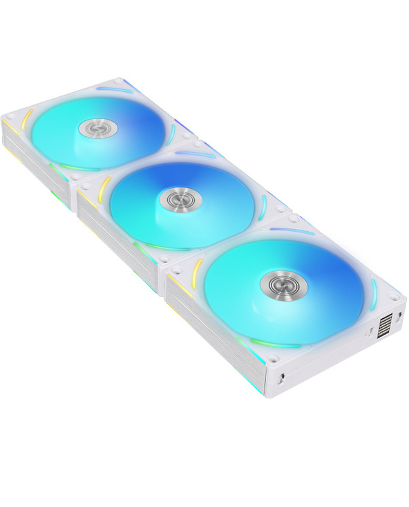 Lian Li UF-AL120V2-3W système de refroidissement d’ordinateur Boitier PC Ventilateur 12 cm Blanc 3 pièce(s)