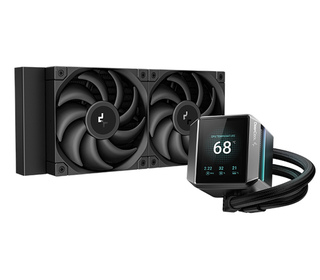 DeepCool MYSTIQUE 240 Processeur Refroidisseur de liquide tout-en-un 12 cm Noir 1 pièce(s)