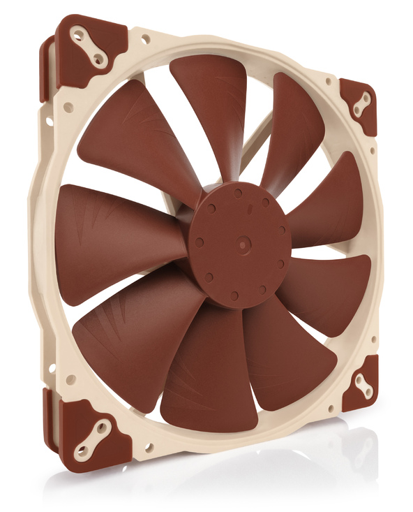 Noctua NF-A20 Boitier PC Ventilateur 20 cm Beige, Marron
