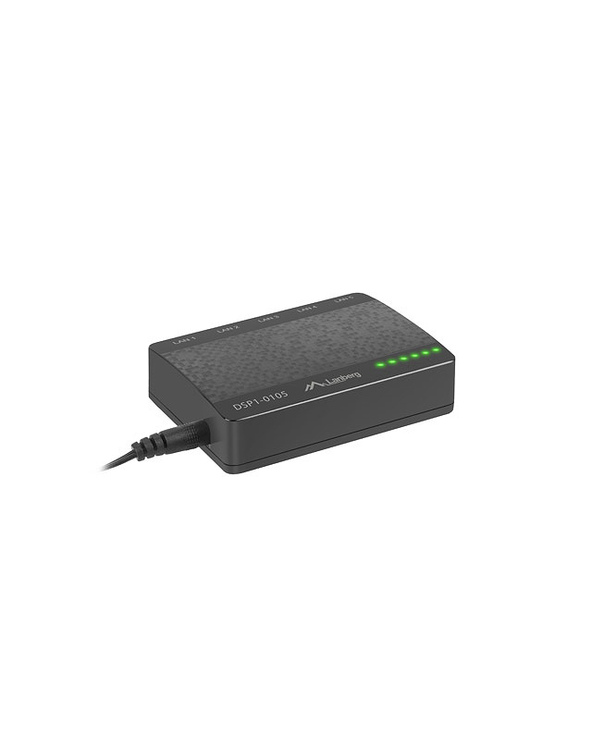 Lanberg DSP1-0105 commutateur réseau Non-géré Fast Ethernet (10/100) Noir