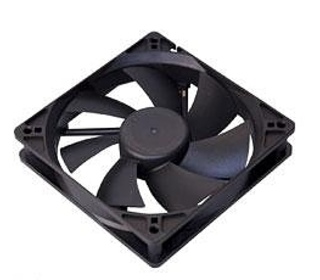 Akasa Black 12cm case fan Boitier PC Ventilateur Noir