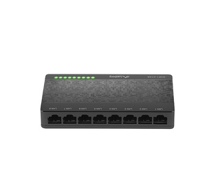 Lanberg DSP1-0108 commutateur réseau Non-géré Fast Ethernet (10/100) Noir
