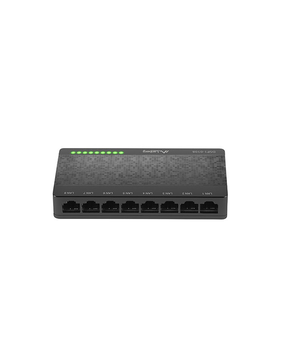 Lanberg DSP1-0108 commutateur réseau Non-géré Fast Ethernet (10/100) Noir