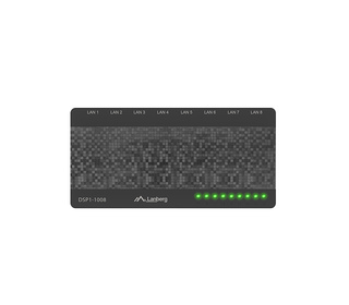 Lanberg DSP1-1008 commutateur réseau Non-géré Gigabit Ethernet (10/100/1000) Noir, Gris