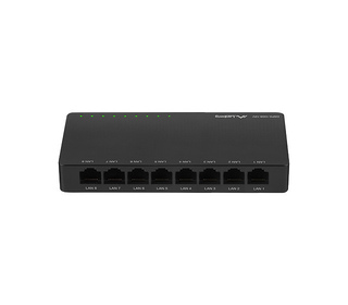 Lanberg DSP2-1008-12V commutateur réseau Non-géré Gigabit Ethernet (10/100/1000) Noir