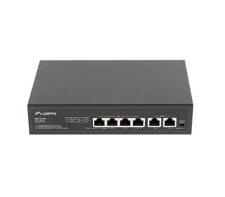 Lanberg RSFE-4P-2FE-60 commutateur réseau Non-géré Fast Ethernet (10/100) Connexion Ethernet, supportant l'alimentation via ce p