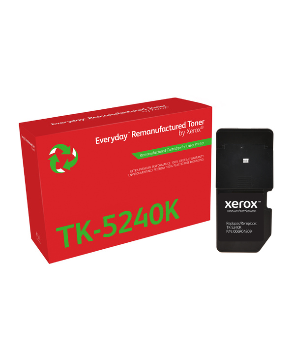 Remanufacturé Everyday Toner remanufacturé Noir Everyday de Xerox compatible avec Kyocera TK-5240K, Capacité standard