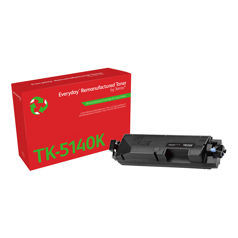 Remanufacturé Everyday Toner remanufacturé Noir Everyday de Xerox compatible avec Kyocera TK-5140K, Capacité standard