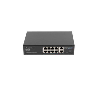 Lanberg RSFE-8P-2GE-120 commutateur réseau Non-géré Gigabit Ethernet (10/100/1000) Connexion Ethernet, supportant l'alimentation