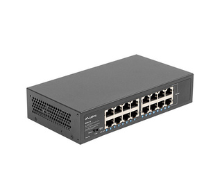 Lanberg RSGE-16 commutateur réseau Non-géré Gigabit Ethernet (10/100/1000) 1U Noir
