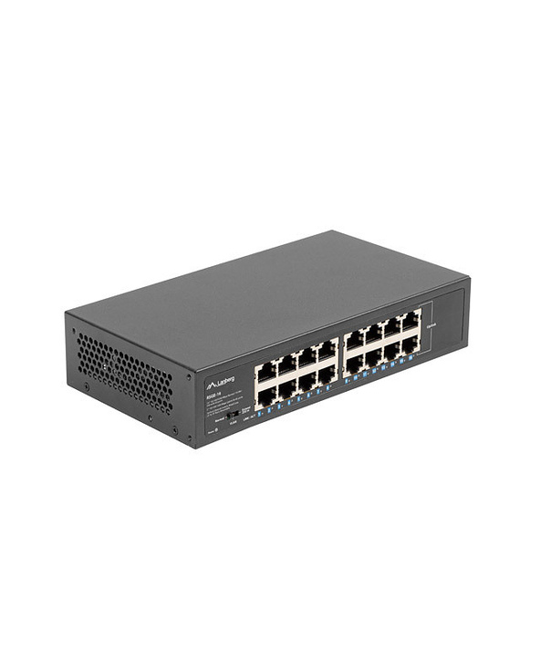 Lanberg RSGE-16 commutateur réseau Non-géré Gigabit Ethernet (10/100/1000) 1U Noir