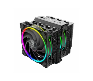 Akasa SOHO H7 Processeur Refroidisseur d'air 12 cm Noir 1 pièce(s)