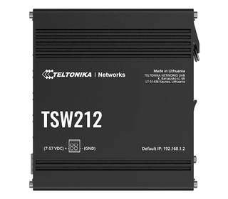 Teltonika TSW212 Géré L2 Gigabit Ethernet (10/100/1000) Noir