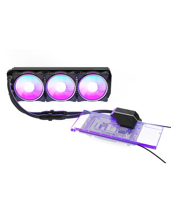 Alphacool Eiswolf 2 AIO Carte graphique Refroidisseur de liquide tout-en-un 12 cm Noir, Transparent 1 pièce(s)
