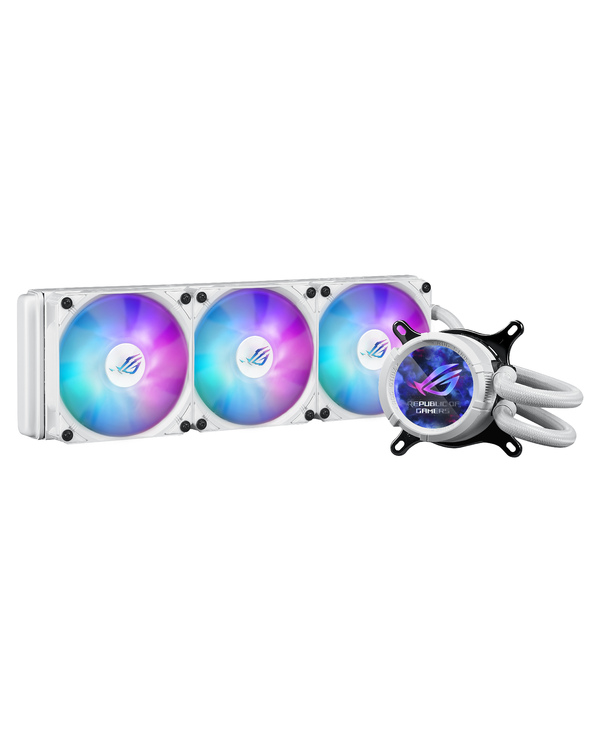 ASUS ROG Strix LC III 360 ARGB White Edition Boitier PC Refroidisseur de liquide tout-en-un 12 cm Blanc