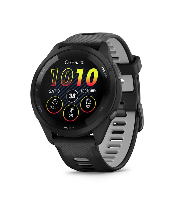 Garmin Forerunner 265 3,3 cm (1.3") AMOLED 46 mm Numérique 416 x 416 pixels Écran tactile Noir Wifi GPS (satellite)
