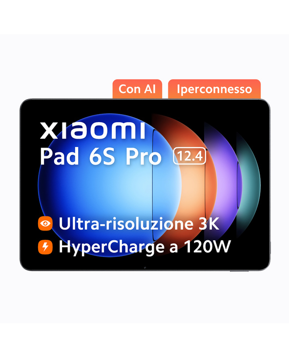Xiaomi PAD 6S PRO 12.4" 256 Go Graphite, Gris
