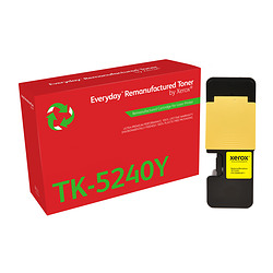 Remanufacturé Everyday Toner remanufacturé Jaune Everyday de Xerox compatible avec Kyocera TK-5240Y, Capacité standard