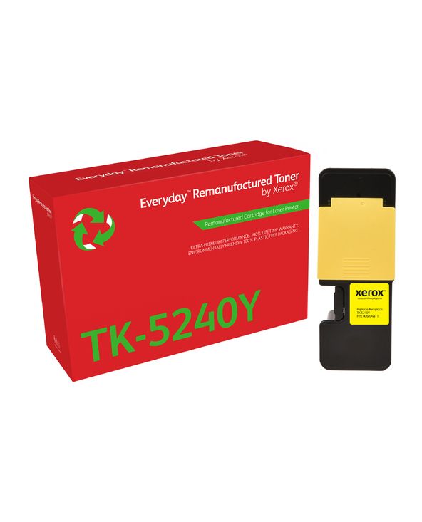 Remanufacturé Everyday Toner remanufacturé Jaune Everyday de Xerox compatible avec Kyocera TK-5240Y, Capacité standard