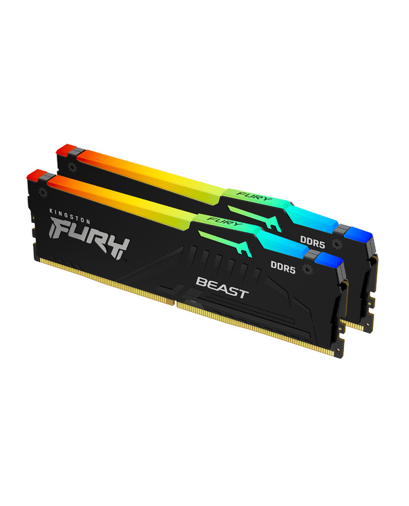 Kingston Technology FURY Beast 64GB 6400MT/s DDR5 CL32 DIMM (Kits de 2) RGB EXPO