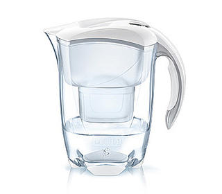 Brita Elemaris Filtre à eau pour carafe 2,4 L Transparent, Blanc